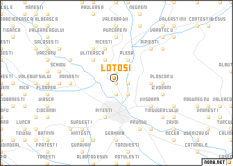 map of Lotoşi