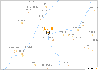 map of Loto