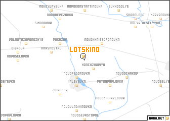 map of Lotskino