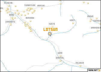 map of Lotsun