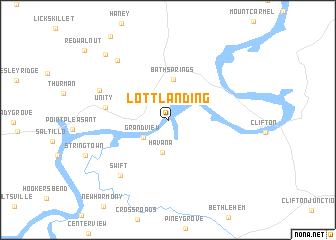 map of Lott Landing
