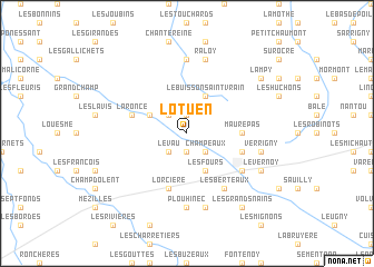 map of Lotuen