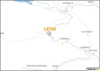 map of Lotus