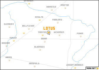map of Lotus