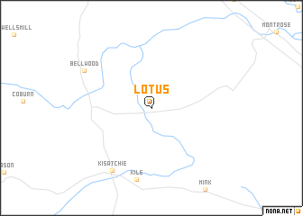 map of Lotus