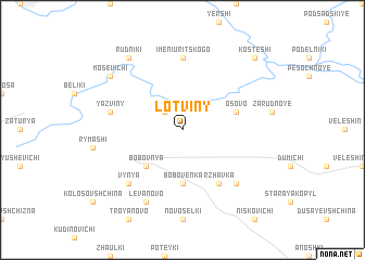 map of Lotviny