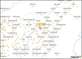 map of Lotwā