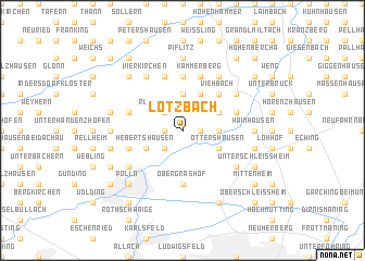 map of Lotzbach