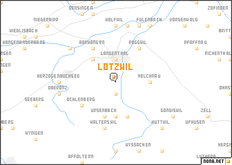 map of Lotzwil