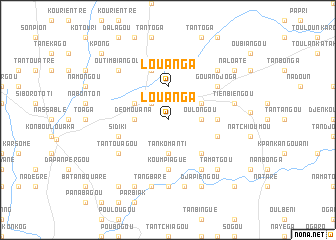 map of Louanga