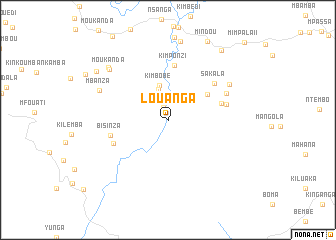 map of Louanga