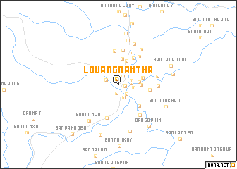 map of Louang Namtha