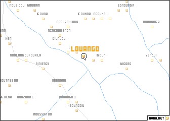 map of Louango