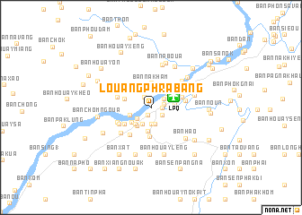 map of Louangphrabang