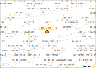 map of Louareux