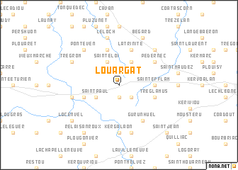 map of Louargat