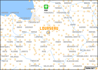 map of Louaseau