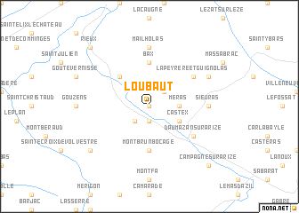 map of Loubaut