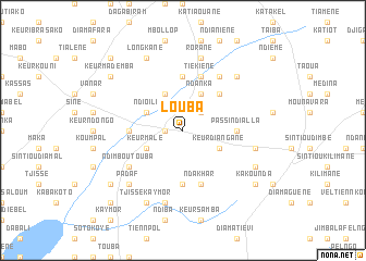 map of Louba