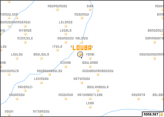 map of Louba