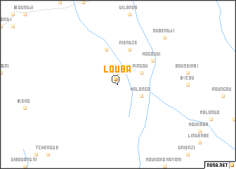 map of Louba