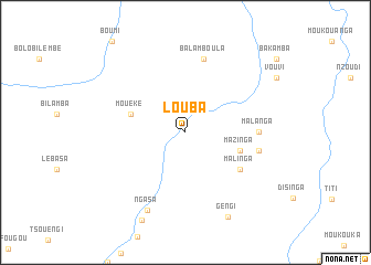 map of Louba