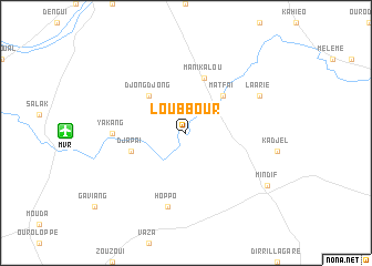 map of Loubbour