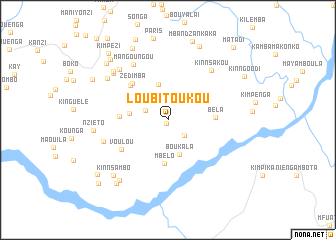 map of Loubitoukou