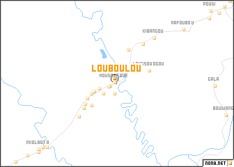 map of Louboulou