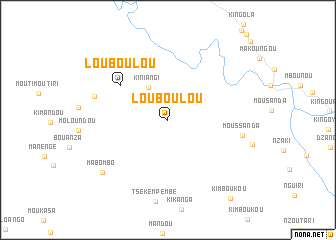 map of Louboulou