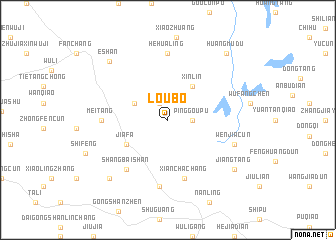map of Loubo