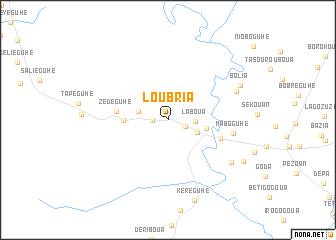 map of Loubria