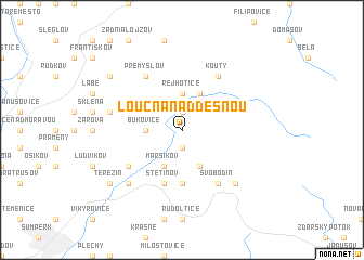 map of Loučná nad Desnou