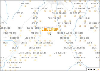 map of Loucrup