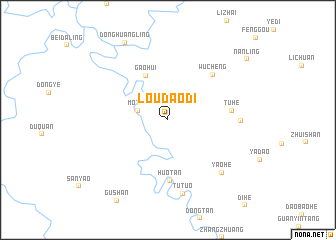 map of Loudaodi