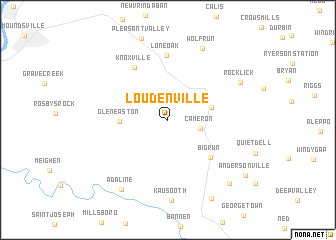 map of Loudenville