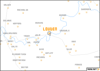 map of Louden