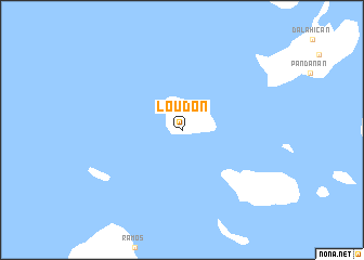 map of Loudon