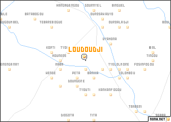 map of Loudoudji