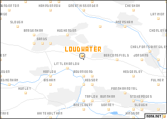 map of Loudwater