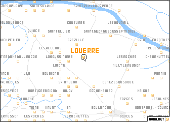 map of Louerre