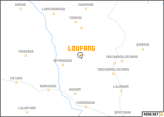 map of Loufang