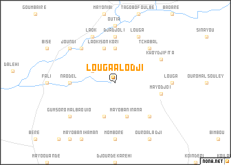 map of Louga Alodji