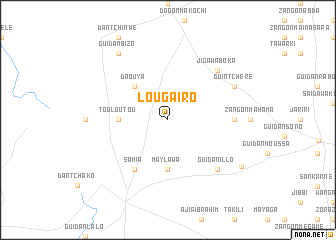 map of Louga Iro