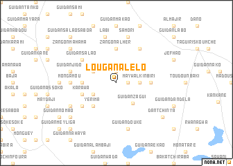 map of Louga Nalèlo