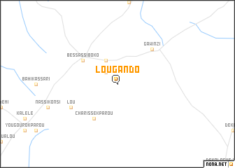 map of Lougando