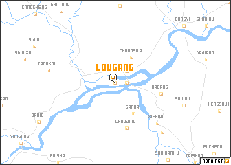 map of Lougang