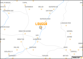 map of Lougga