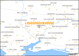 map of Louggraigue House