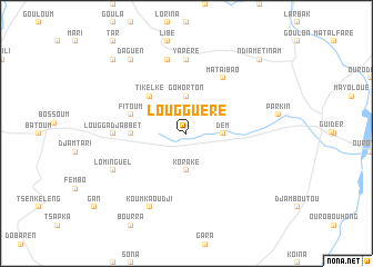 map of Lougguéré